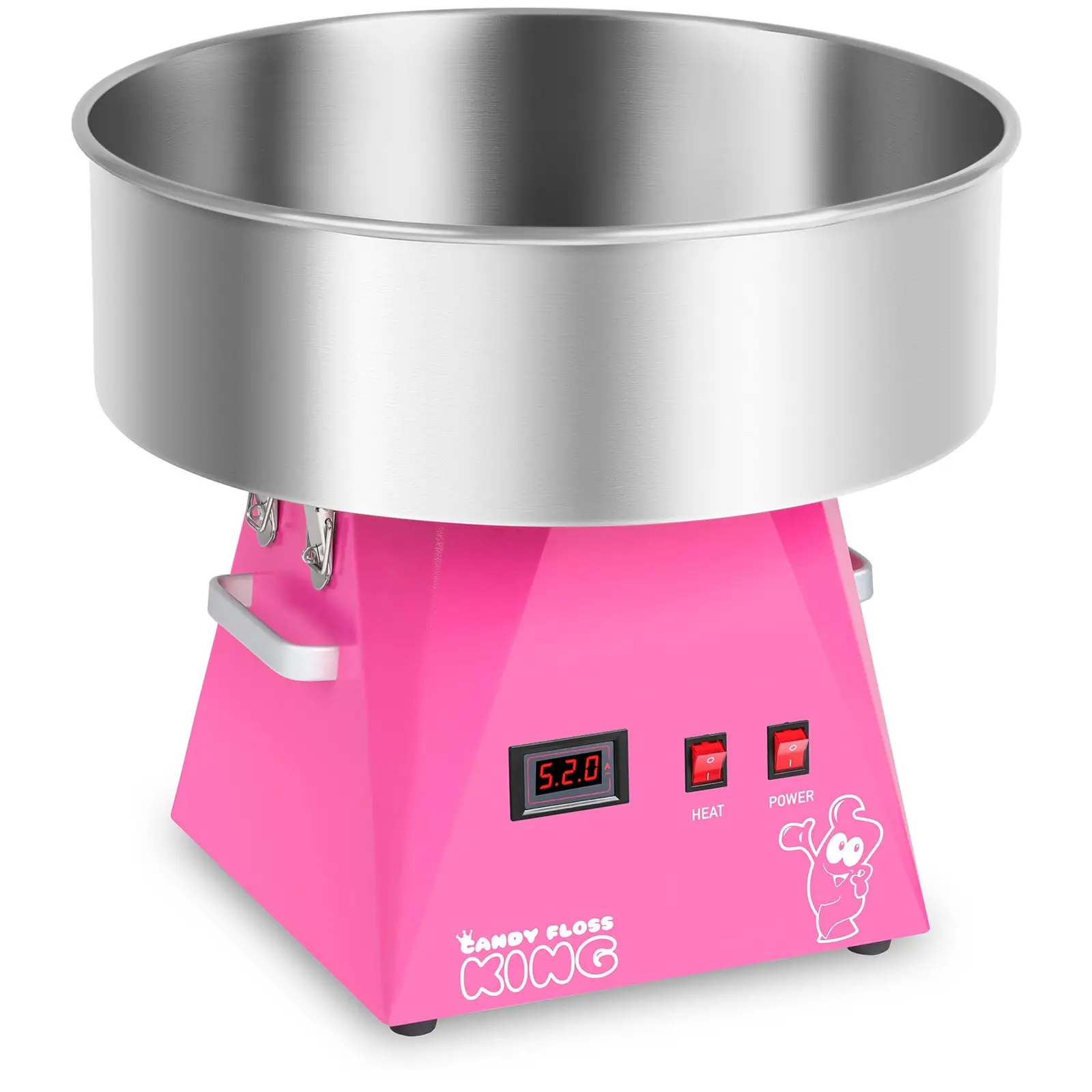 Stroj na cukrovú vatu-52 cm-ružový
