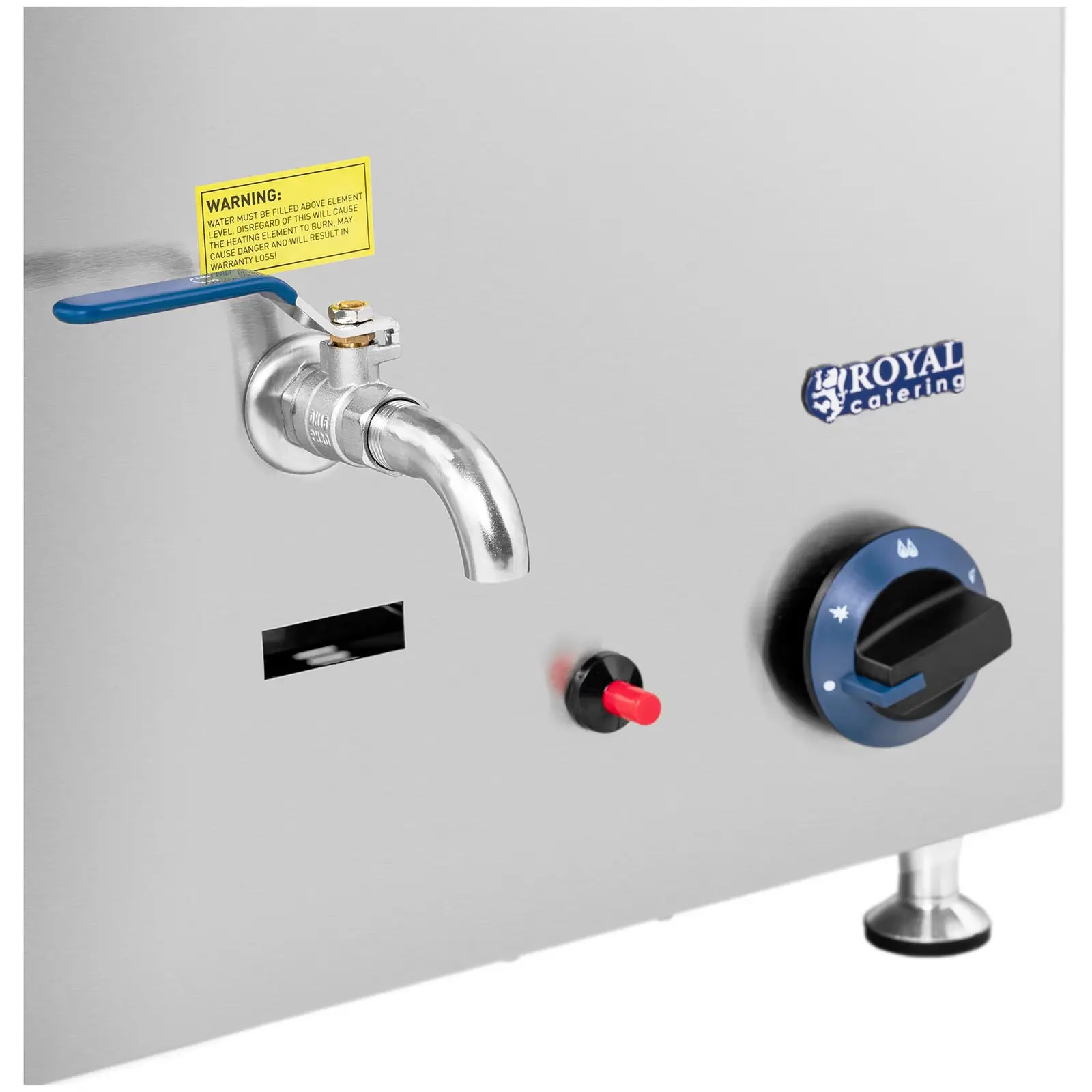 Plynový vodný kúpeľ - 3 300 W - GN 1/1 - 0,03 bar - G30