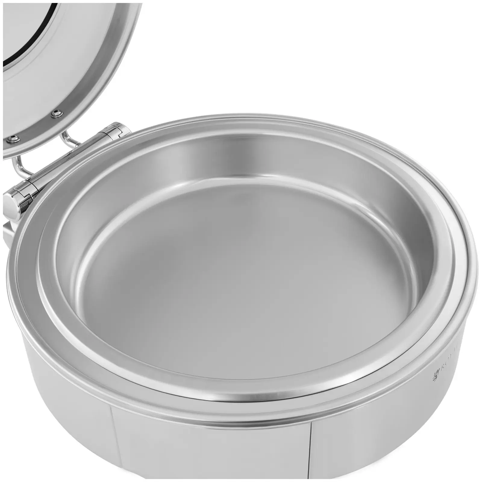 Chafing Dish - okrúhly - 5,8 l - 1 palivový článok - okienko