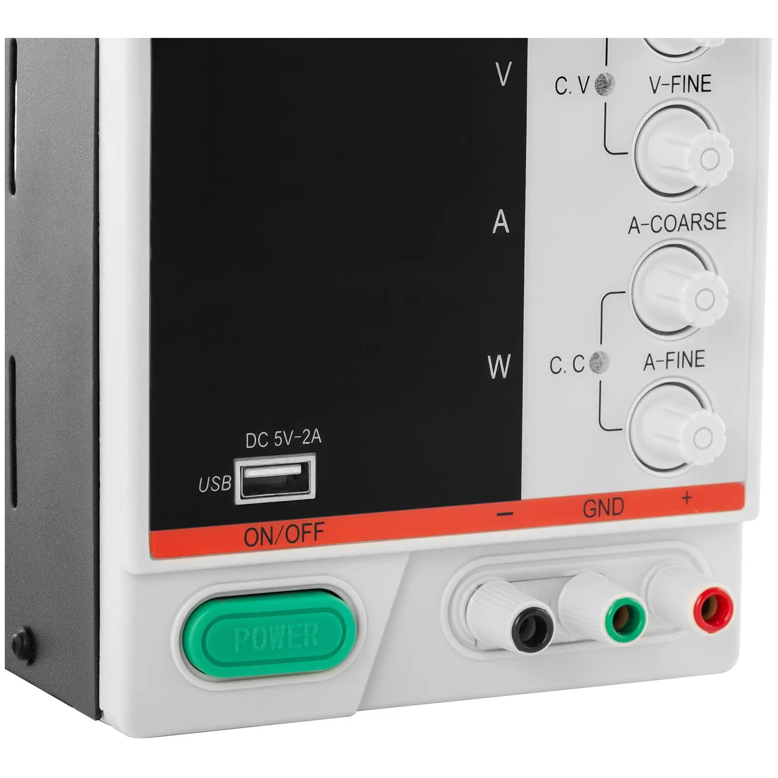 Laboratórny zdroj - 0 – 30 V - 0 – 5 A DC - 150 W - 4-miestny LED displej - USB