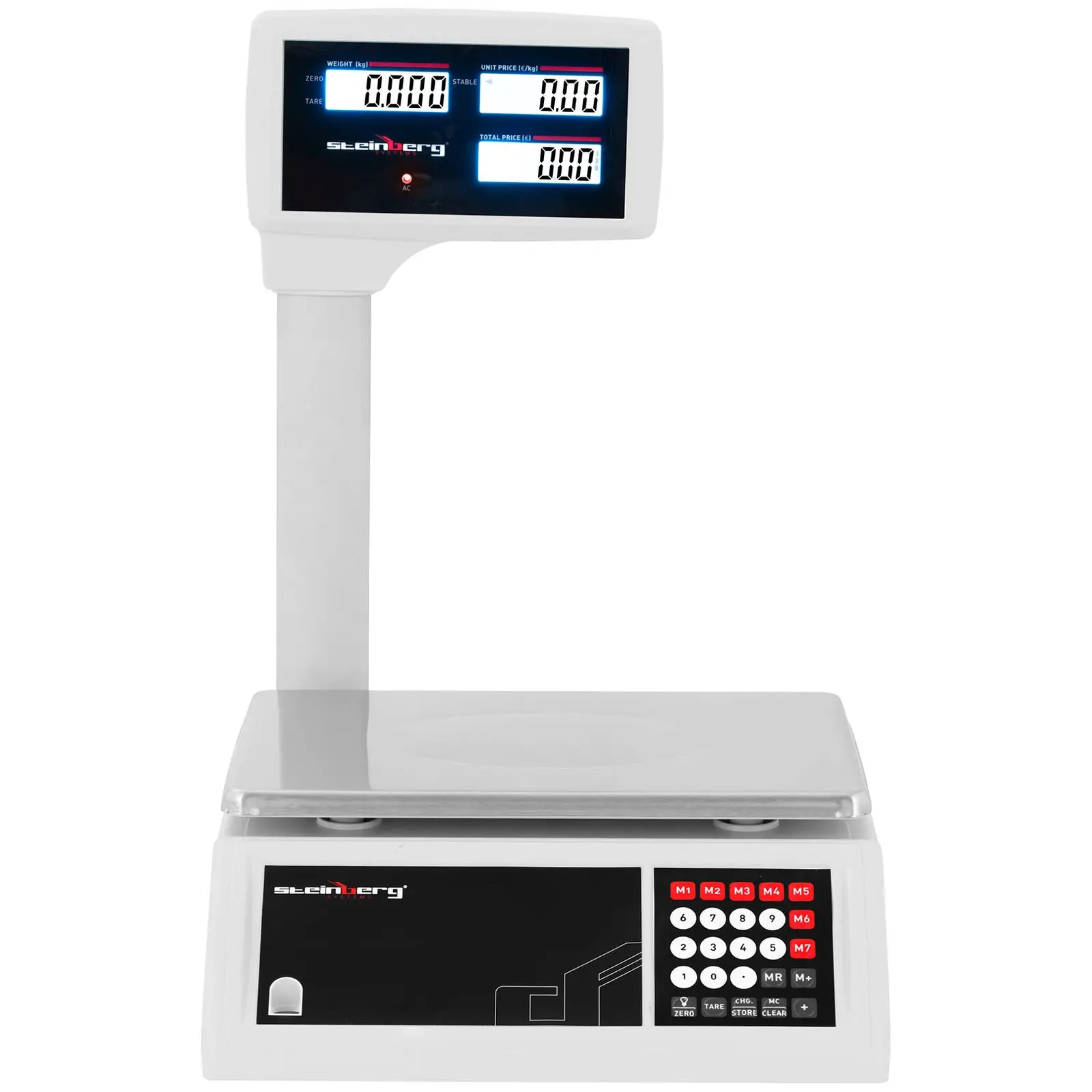 Kontrolná váha - 30 kg / 5 g - vysoký LCD displej