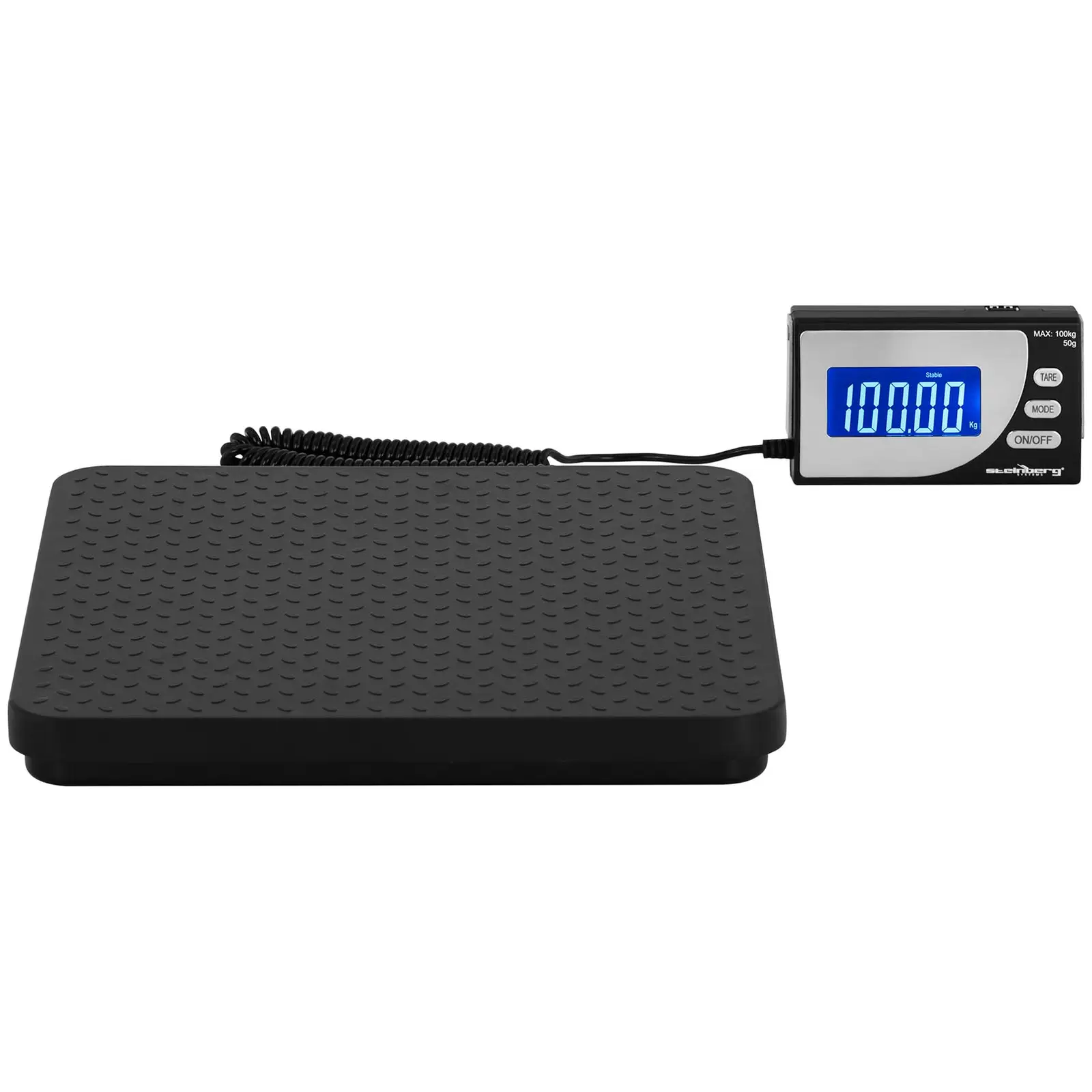 Digitálna balíková váha - 100 kg/100 g - 30 x 30 cm - externý LCD displej