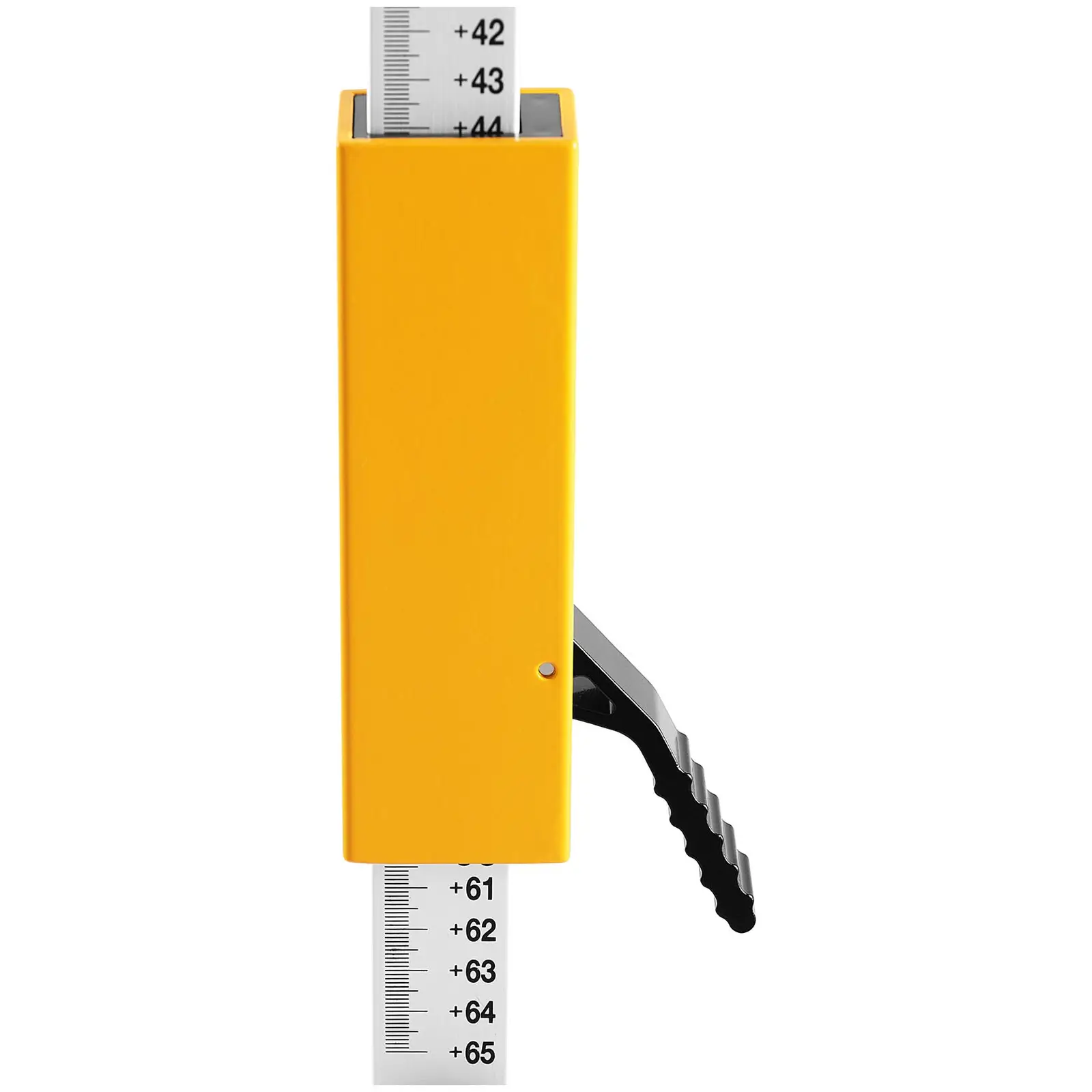 Nivelačná lata - 2,4 m - 2 stupnice (mm/cm) - hliník - s klzákom
