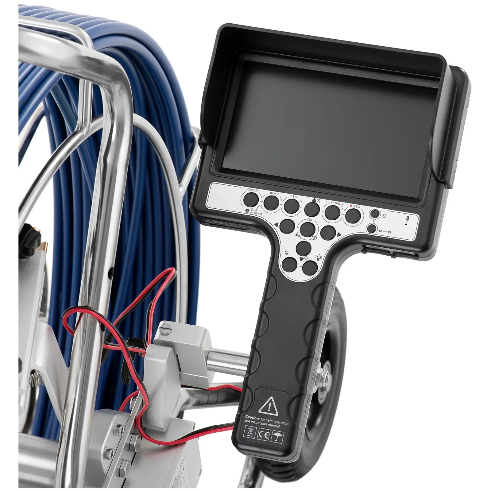 Inšpekčná kamera - 60 m - 6 LED - 7" IPS displej