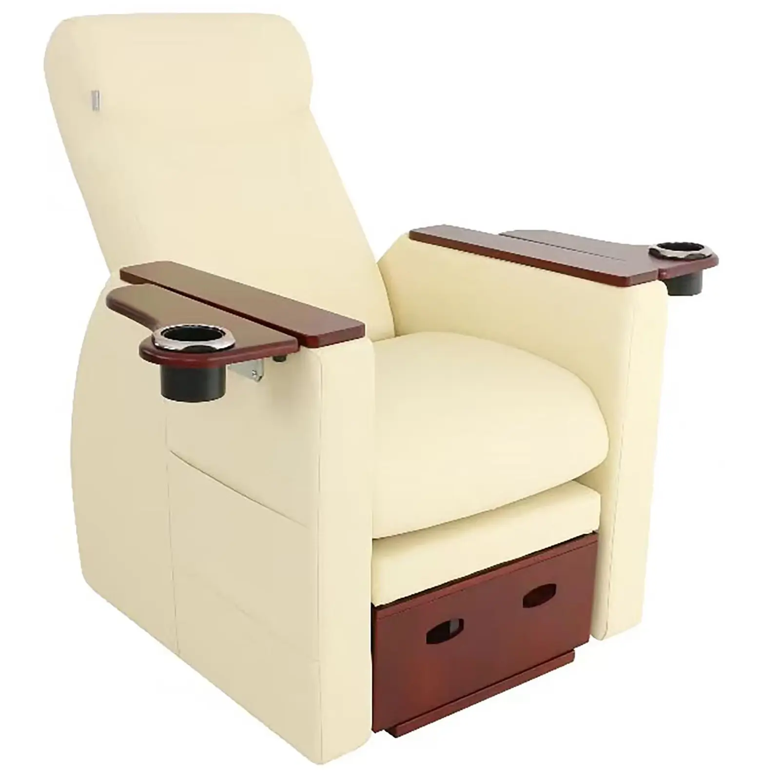 Elektrické kreslo na ošetrovanie nôh - s výsuvnou stoličkou - 60 W - 150 kg - béžové