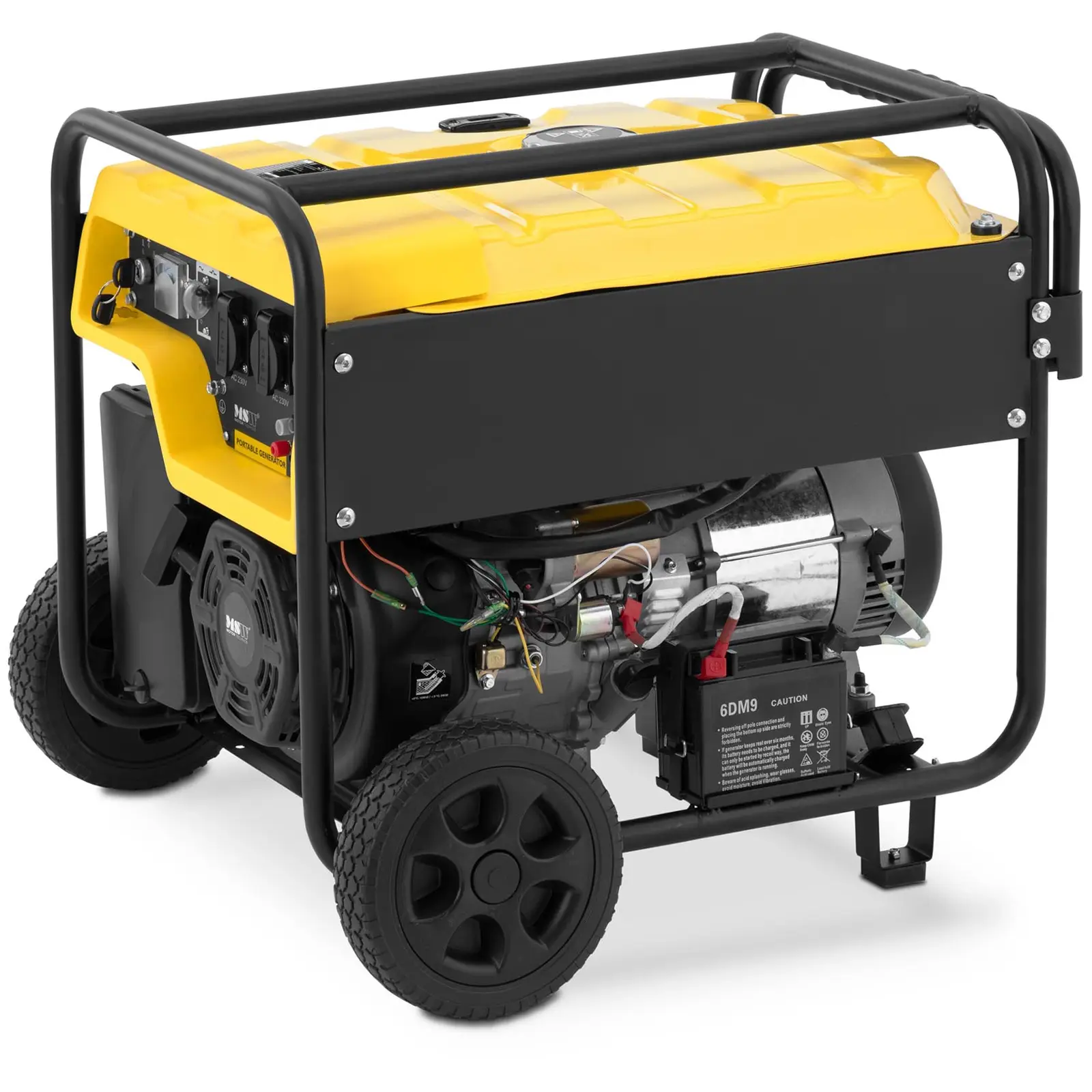 Benzínový generátor – 4400 W – 230VAC / 12VDC – Nádrž 28 L – manuálne štartovanie/elektrické