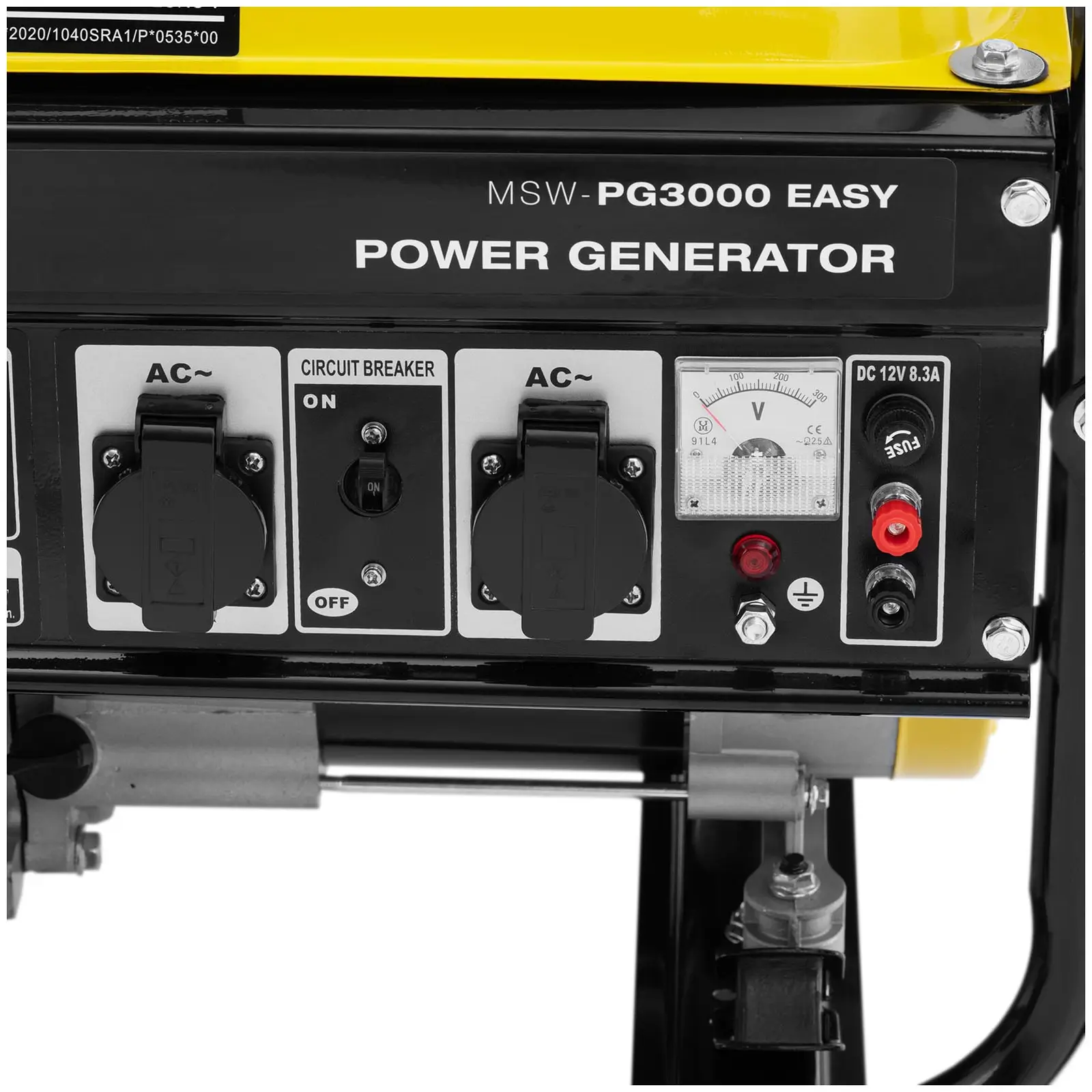 Benzínový generátor - 3000 W - 230 V AC / 12 V DC - manuálny štart/elektrický