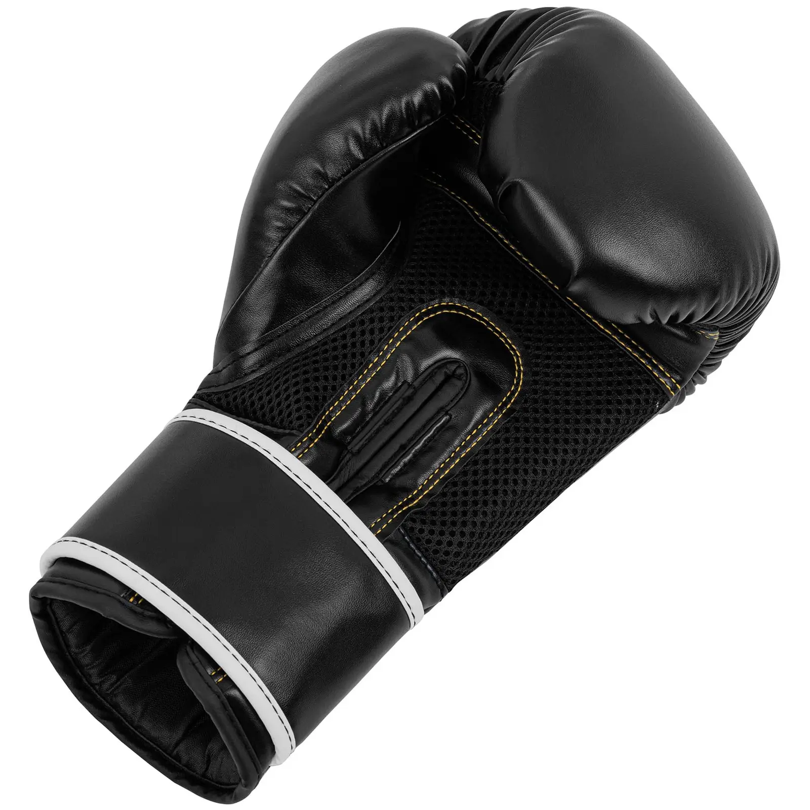 Boxerské rukavice - 12 oz - sieťovina vo vnútri - čierne