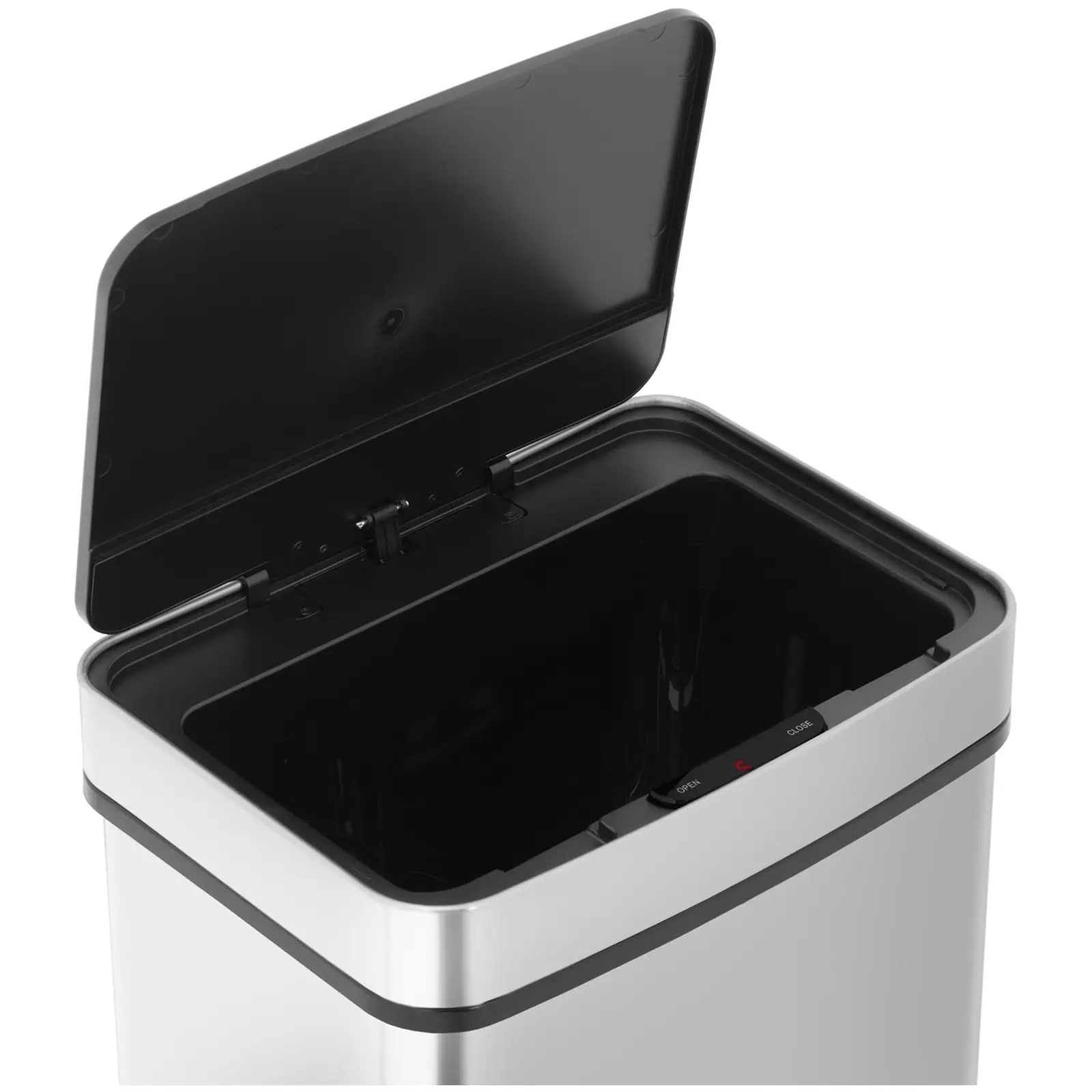 Bezdotykový odpadkový kôš - 50 l - hranatý - kompaktný dizajn