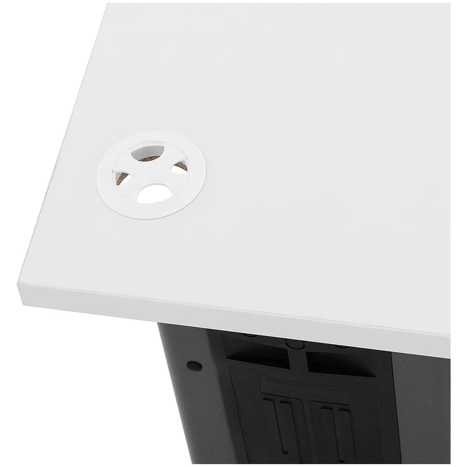 Kancelársky stôl - 120 x 73 cm - biela/sivá farba