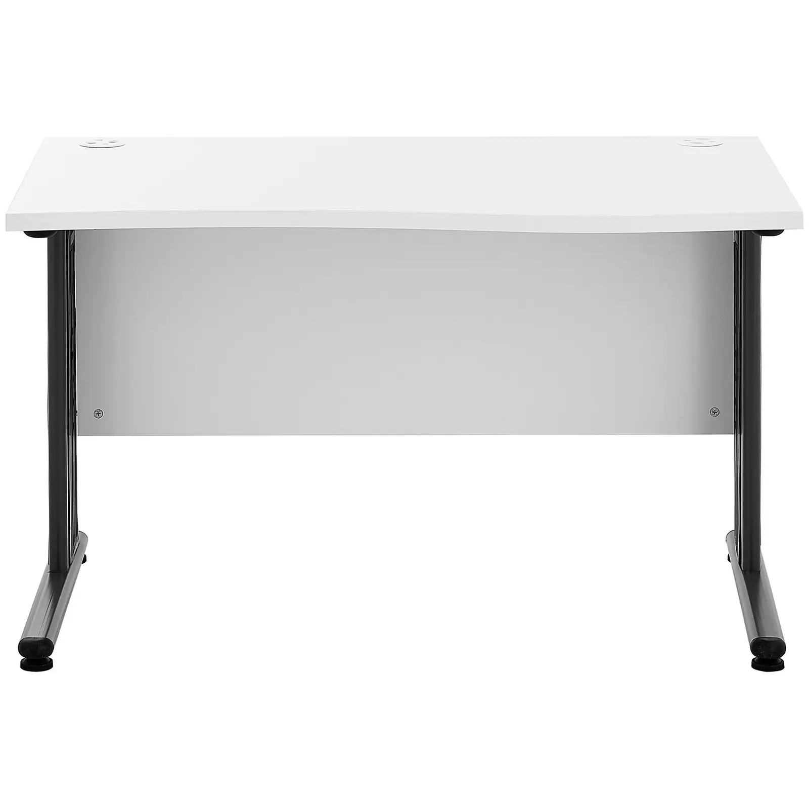 Kancelársky stôl - 120 x 73 cm - biela/sivá farba