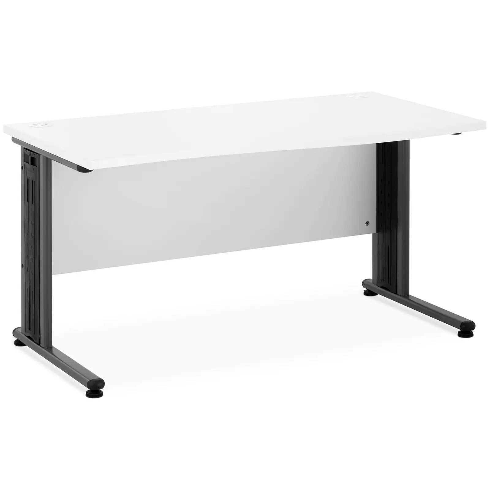 Kancelársky stôl - 140 x 73,5 cm - biela/sivá farba