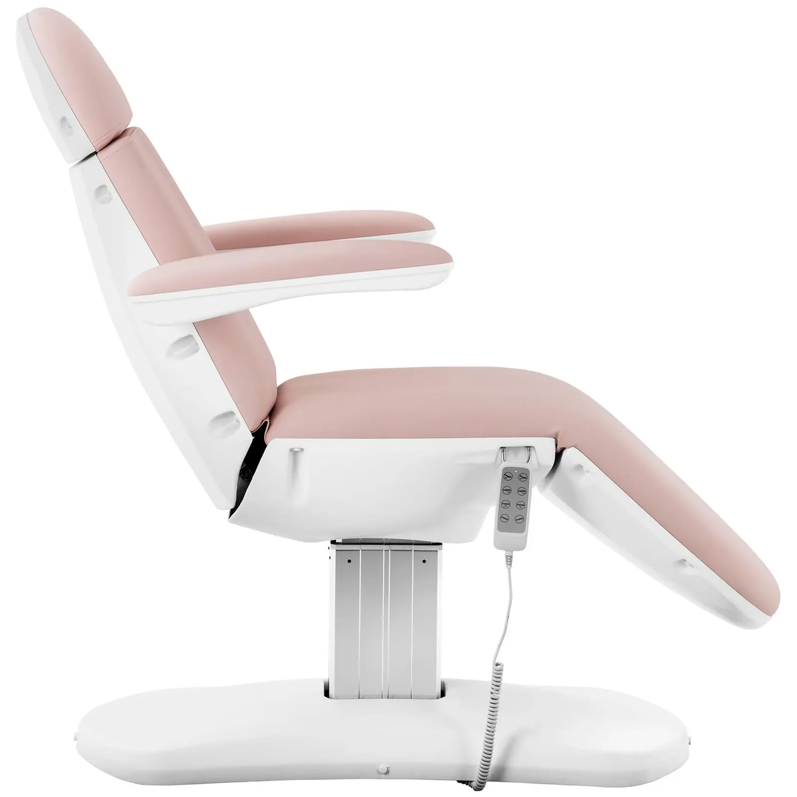 Kozmetický gauč so sedlovou stoličkou - ružová, biela